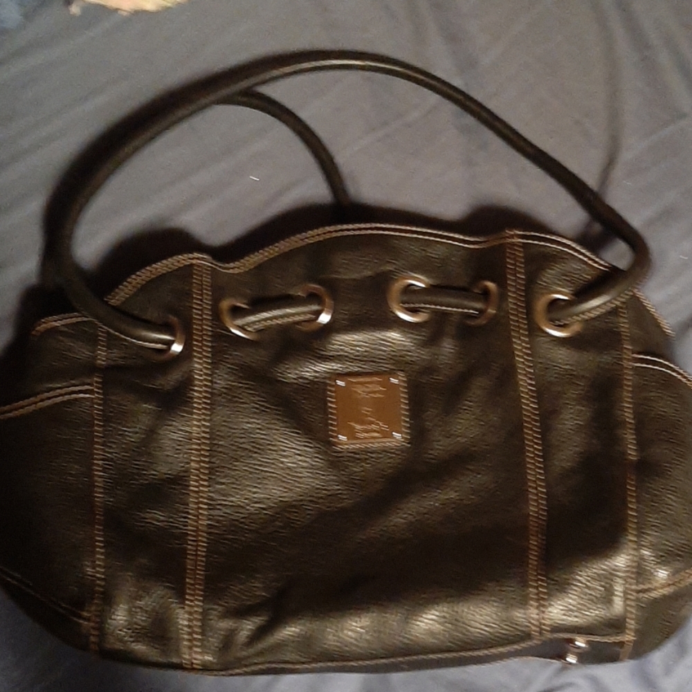 Tignanello black leather purse